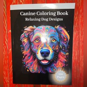 Canine Coloring Book: Stress Relieving Dog Designs